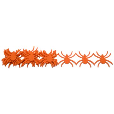 Halloween spider felt garland set of 2