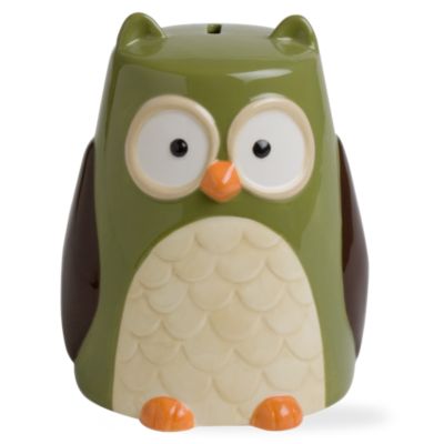 Autumn owl piggy bank