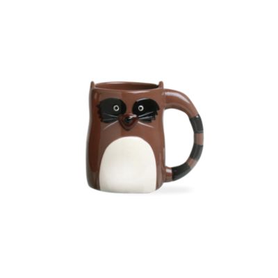 fall critters raccoon mug
