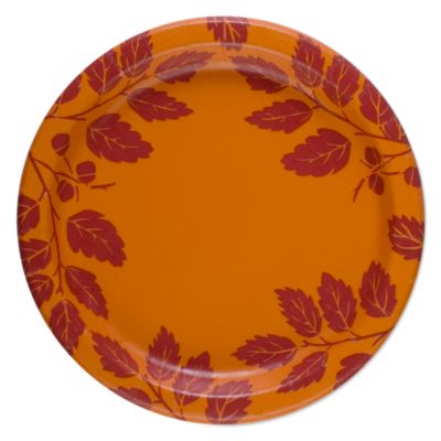 Autumn harvest paper dinner plate set of 8