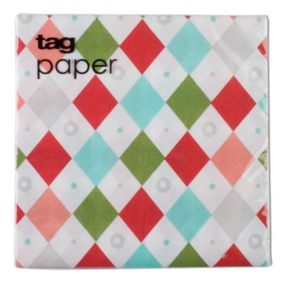 Happy Holidays Paper Luncheon Napkin Set of 20