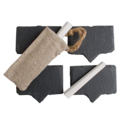 Slate cheese marker set of 4
