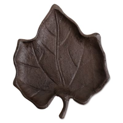 Autumn harvest maple leaf pillar plate