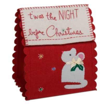 Twas the Night Felt Gift Bag