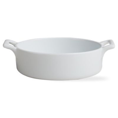 Whiteware small round baker
