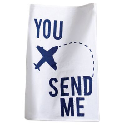 Valentine "You Send Me" Dishtowel