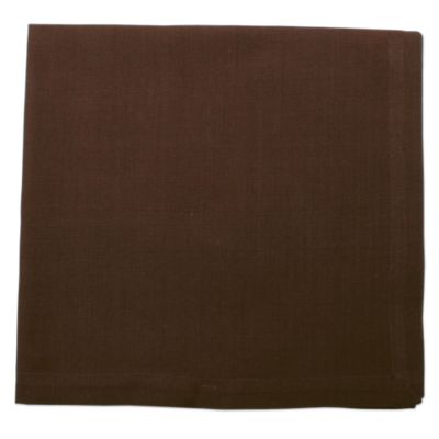 Belize brights solid chocolate napkin