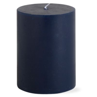navy 3x4 pillar candle