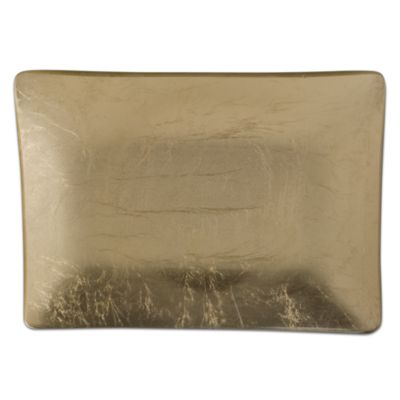 Gold Glass Small Platter