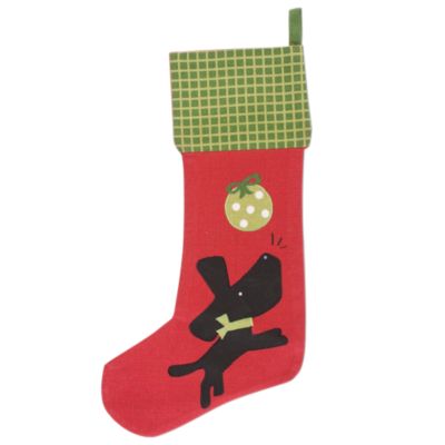 Happy Holidays Dog Stocking