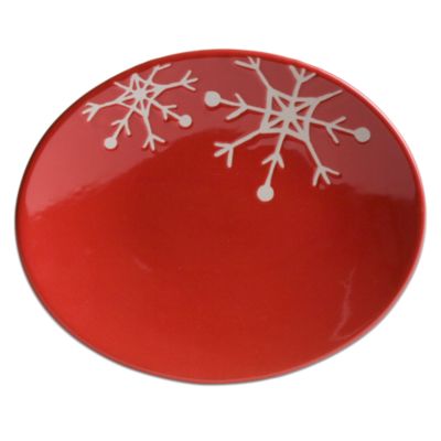 Snowflake Appetizer Plate