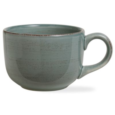 Sonoma slate blue soup/latte mug