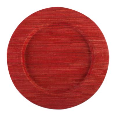 water hyacinth red charger