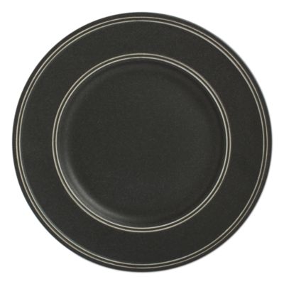 paragon black dinner plate