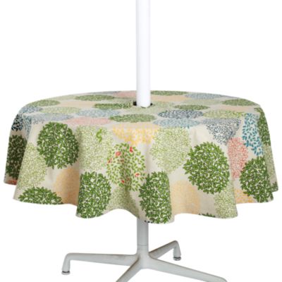 tree tops umbrella tablecloth