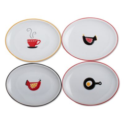 kitchen appetizer plate set of 4