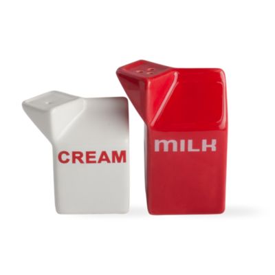 milk & cream salt & pepper shakers