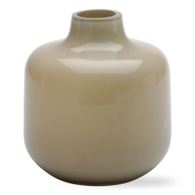 mandara large round glass vase