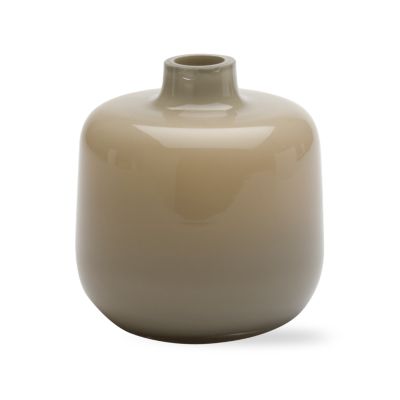 mandara small round glass vase