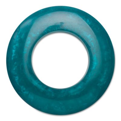 hoops teal napkin ring
