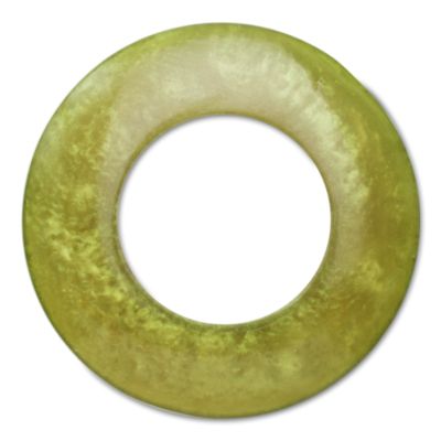 hoops green napkin ring