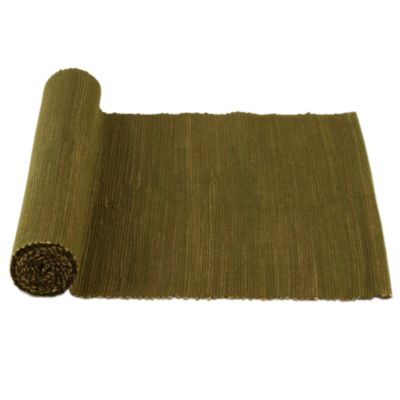 water hyacinth olive 72" runner