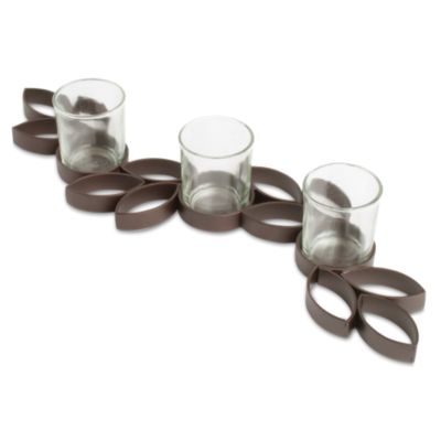 elm leaf multi tealight holder
