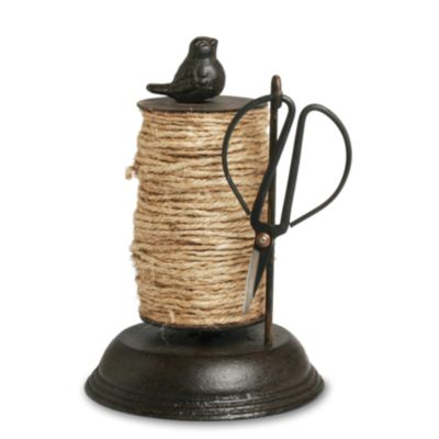 garden spindle with scissors