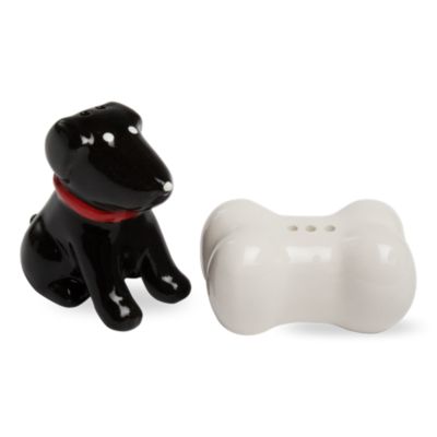 dog & bone salt & pepper shakers