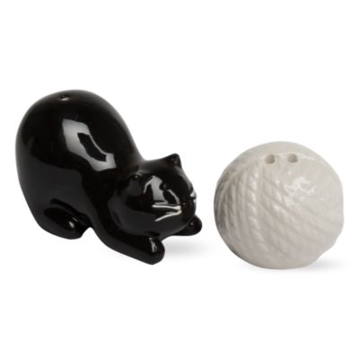 cat & yarn salt & pepper shakers