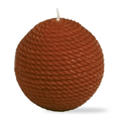 rope decorative ball candle