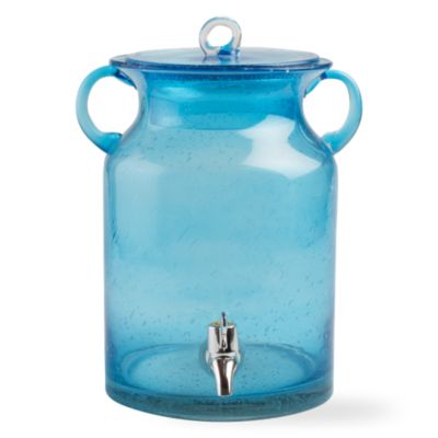 bubble glass aqua drink dispenser