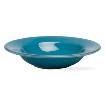 sonoma turquoise rimmed bowl