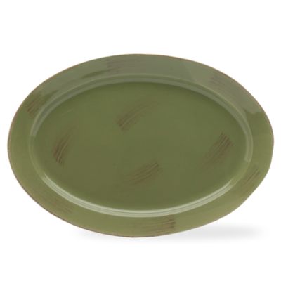 sonoma celadon 17" oval platter