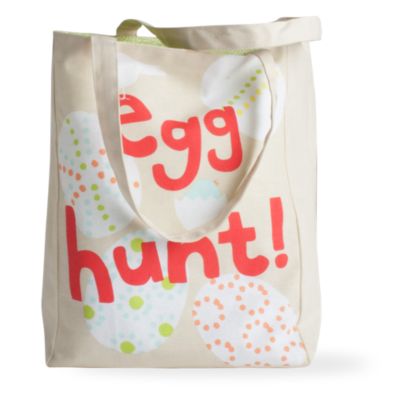 easter egg tote bag