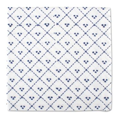 indigo diamond napkin