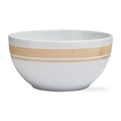 mandara white serving bowl