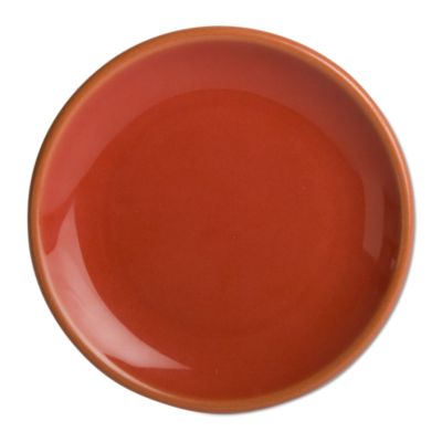 terra red appetizer plate