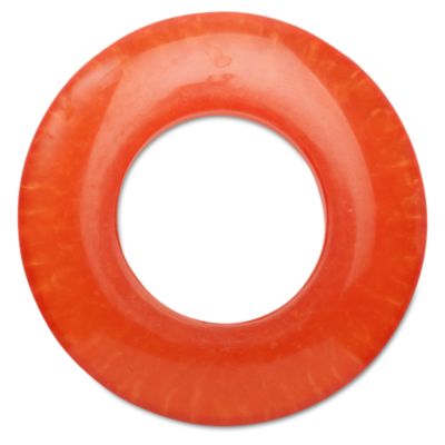 hoops orange napkin ring