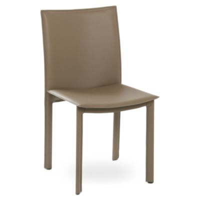 Elston Dining Chair -  Grey Leather