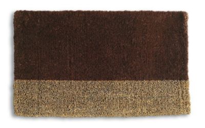 Two Tone Chocolate Coir Mat