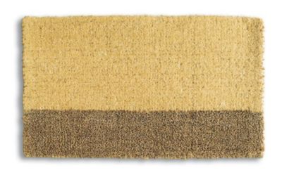 Two Tone Natural Coir Mat
