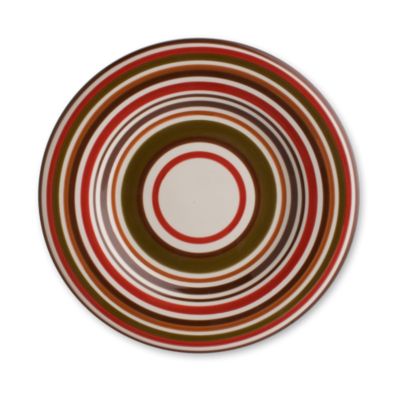 Sonoma Chocolate Stripe Salad Plate