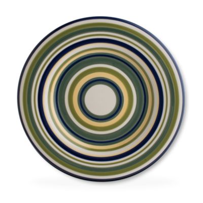 Sonoma Celadon Stripe Salad Plate