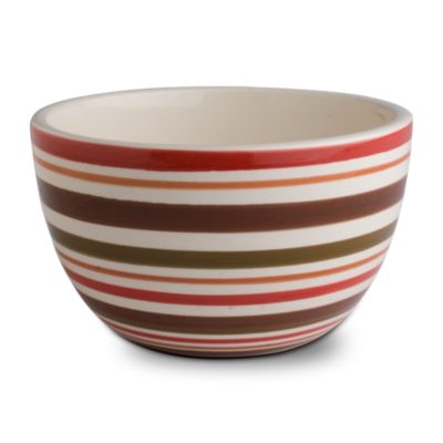 Sonoma Chocolate Stripe Soup/Cereal Bowl