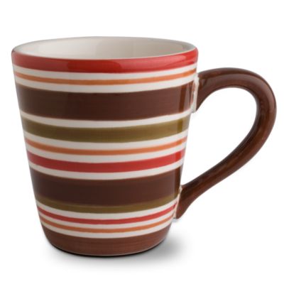 Sonoma Chocolate Stripe Mug