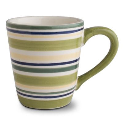Sonoma Celadon Stripe Mug