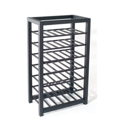 Trio Short Wine Rack Black