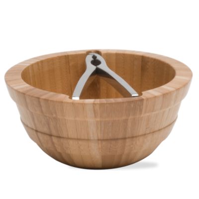 Bamboo Bowl & Nutcracker set