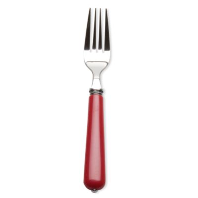 Vintage Red Dinner Fork